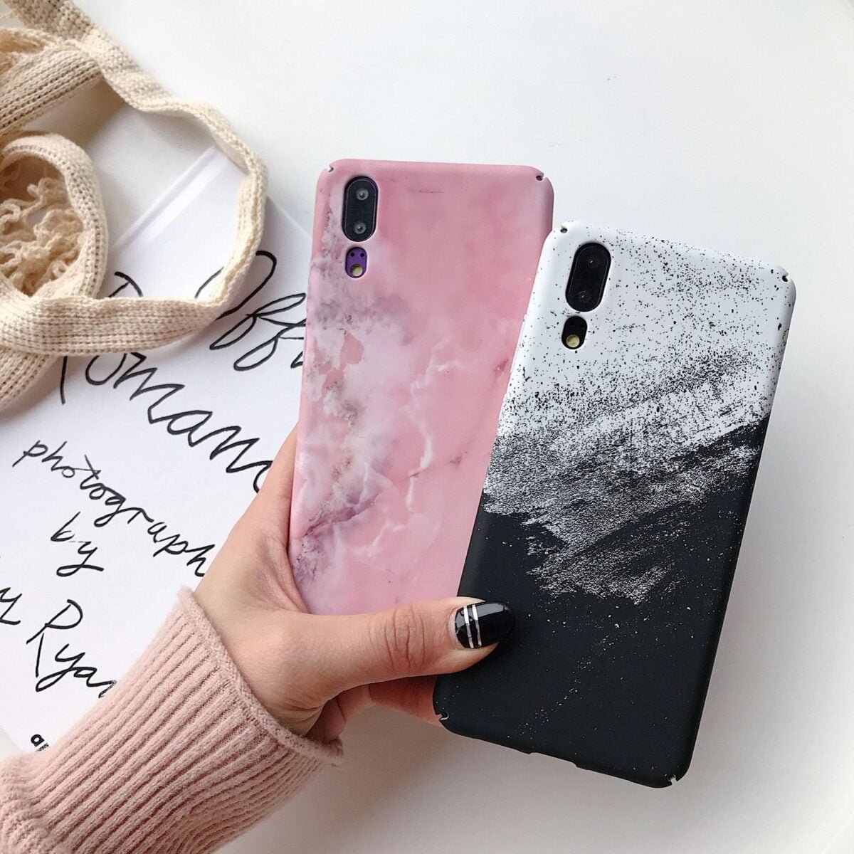 unique hand painted phone case