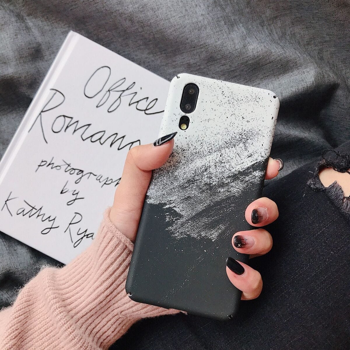 unique hand painted phone case