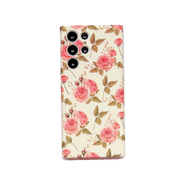 vintage flower crossbody phone case