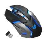 wireless rechargeable silent gaming mouse