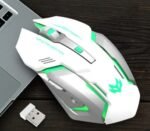 wireless rechargeable silent gaming mouse