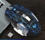 wireless rechargeable silent gaming mouse