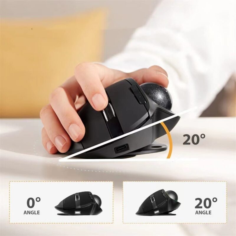 wireless rechargeable trackball mouse