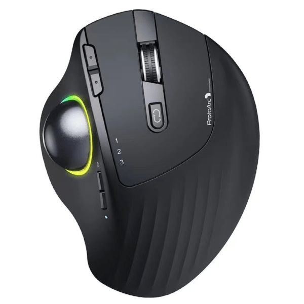 wireless rechargeable trackball mouse