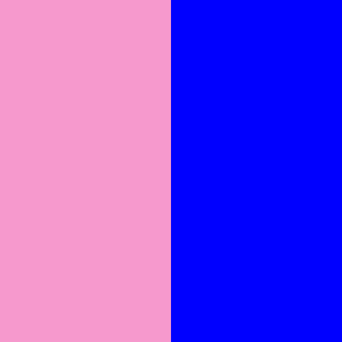 pink and blue