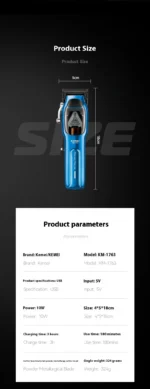 usb quick charge hair trimmer